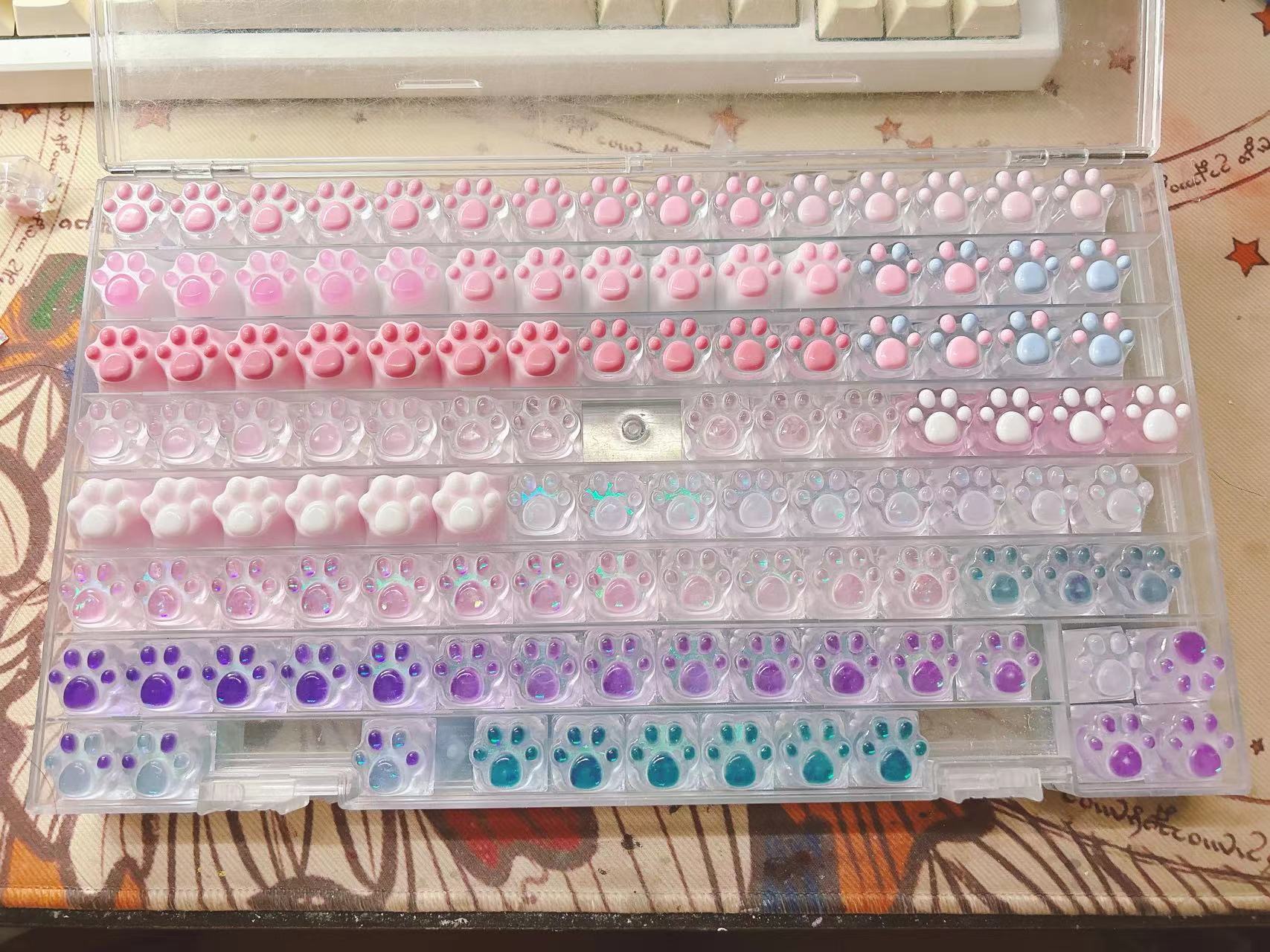 YUNZII Mystery Box - Handmade Kitty Paw Keycap (NOT SELL SEPERATELY)