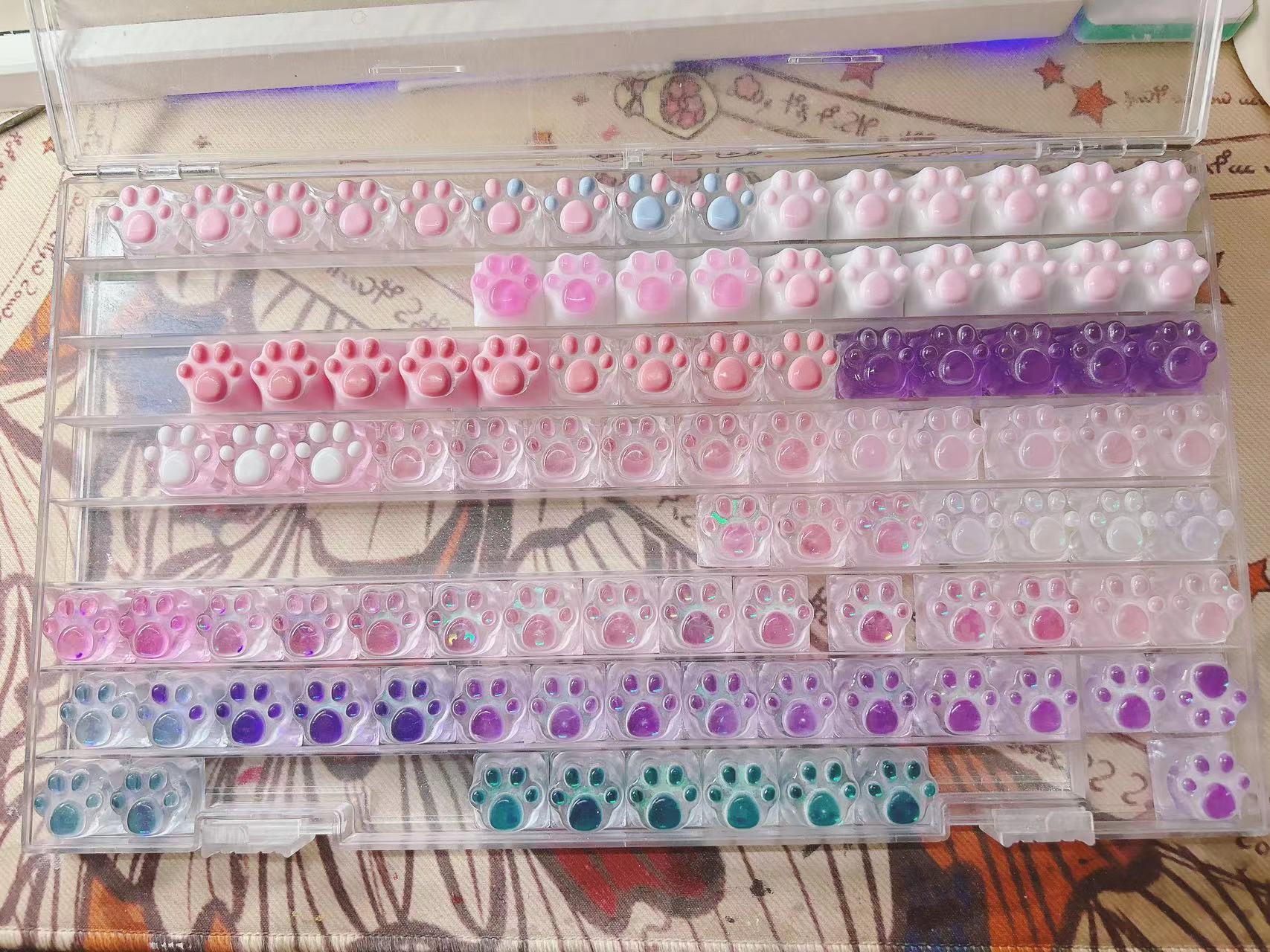 YUNZII Mystery Box - Handmade Kitty Paw Keycap (NOT SELL SEPERATELY)