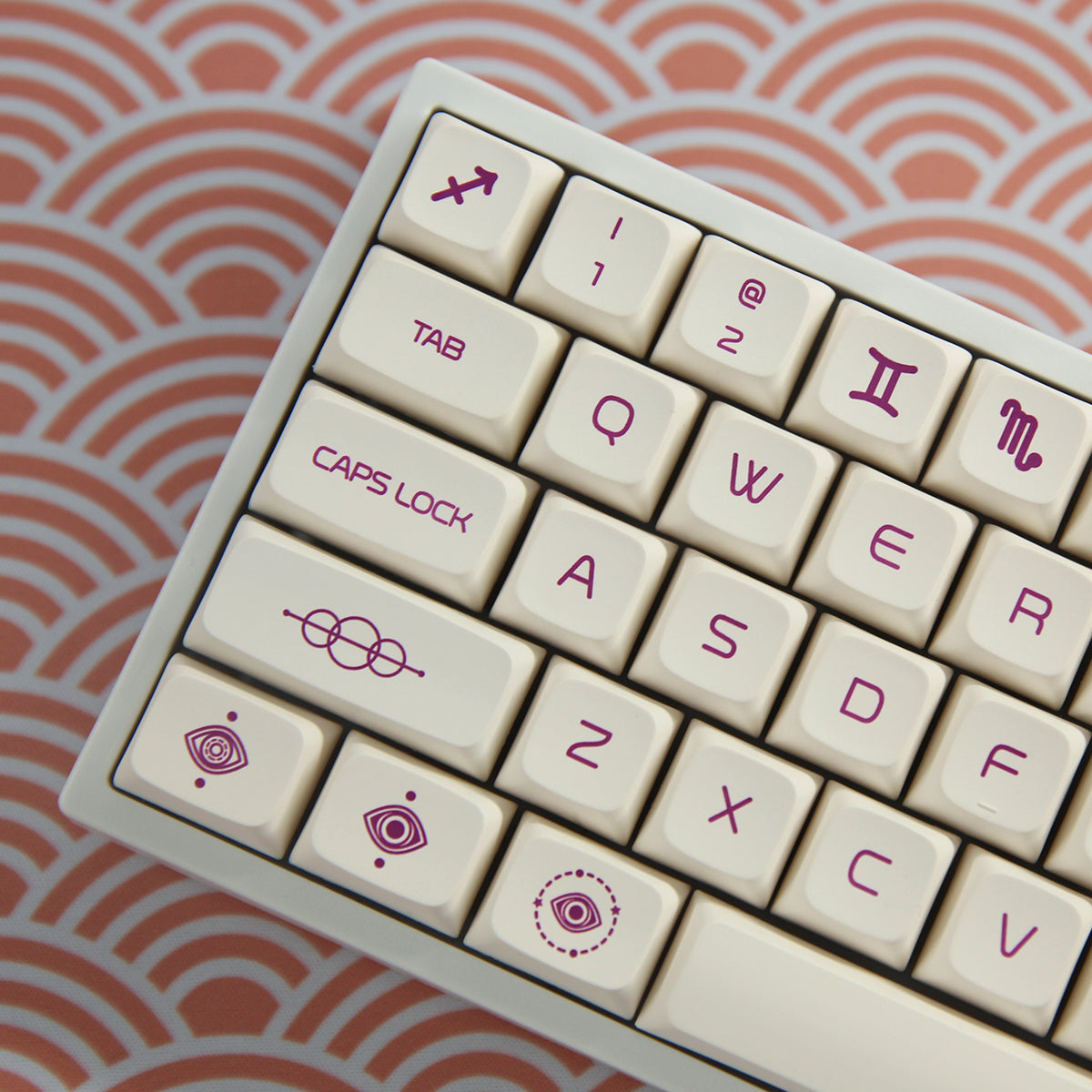 YUNZII KC68 Lavender Hot Swappable Mechanical Keyboard