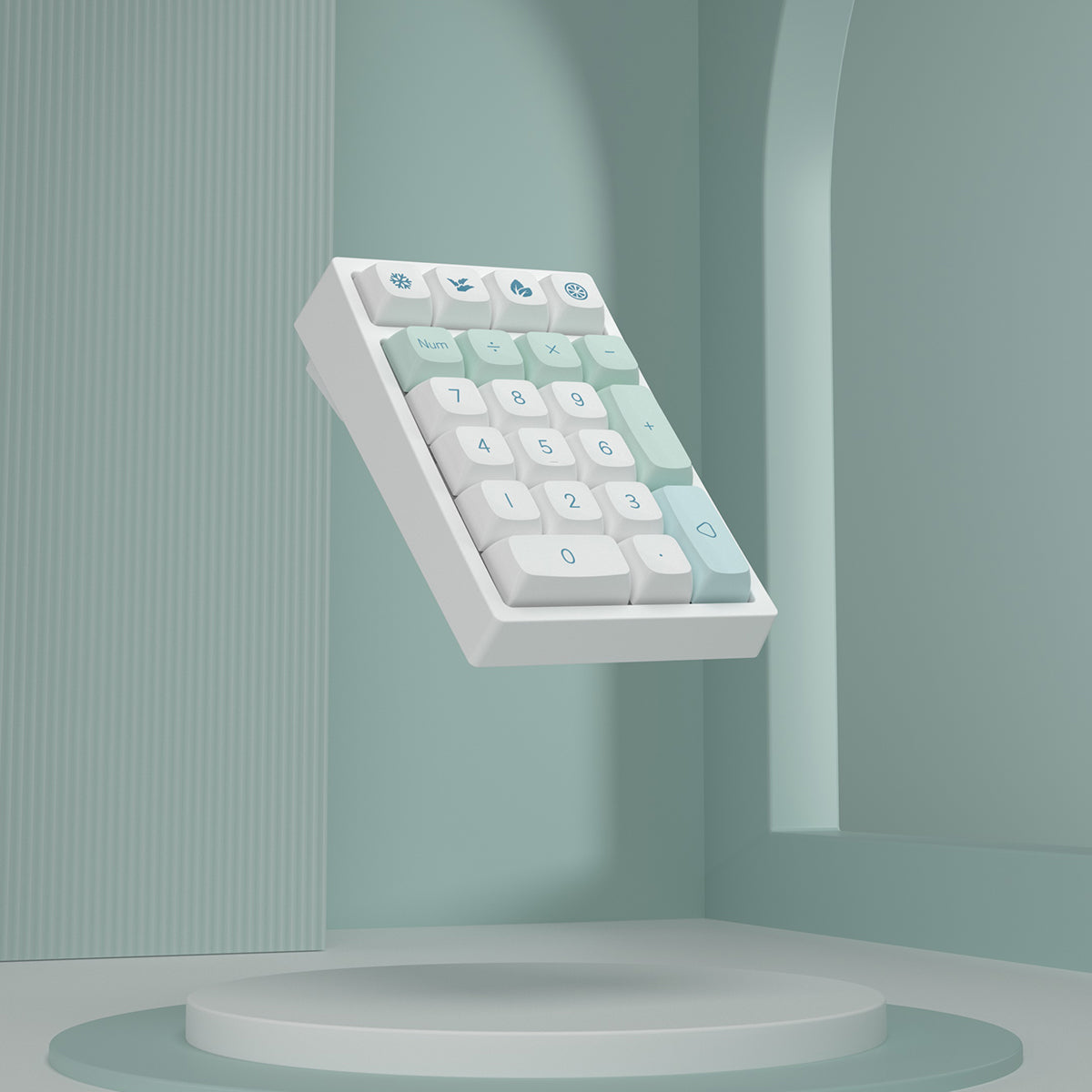 YUNZII YZ21 Mint Hot Swappable Mechanical Numeric Keypad Num Pad