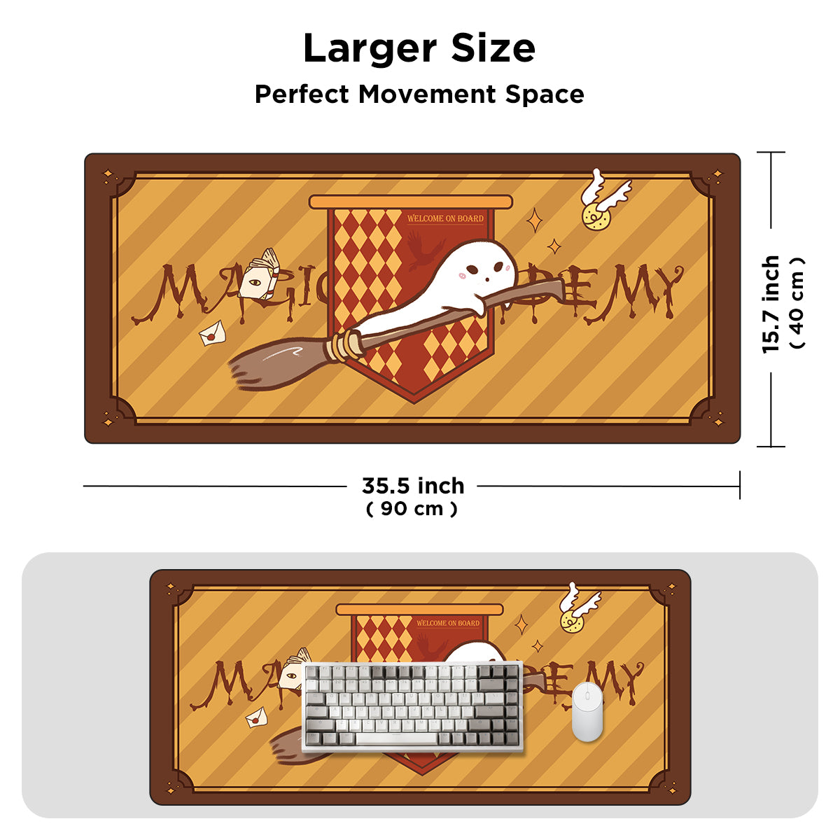 YUNZII Keynovo Mouse Mat Desk Pad- Magic
