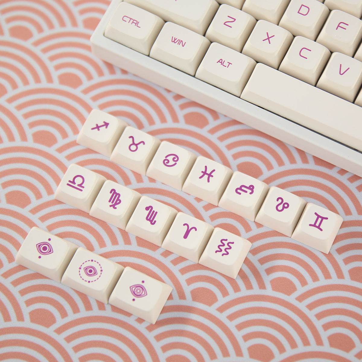 YUNZII KC68 Lavender Hot Swappable Mechanical Keyboard