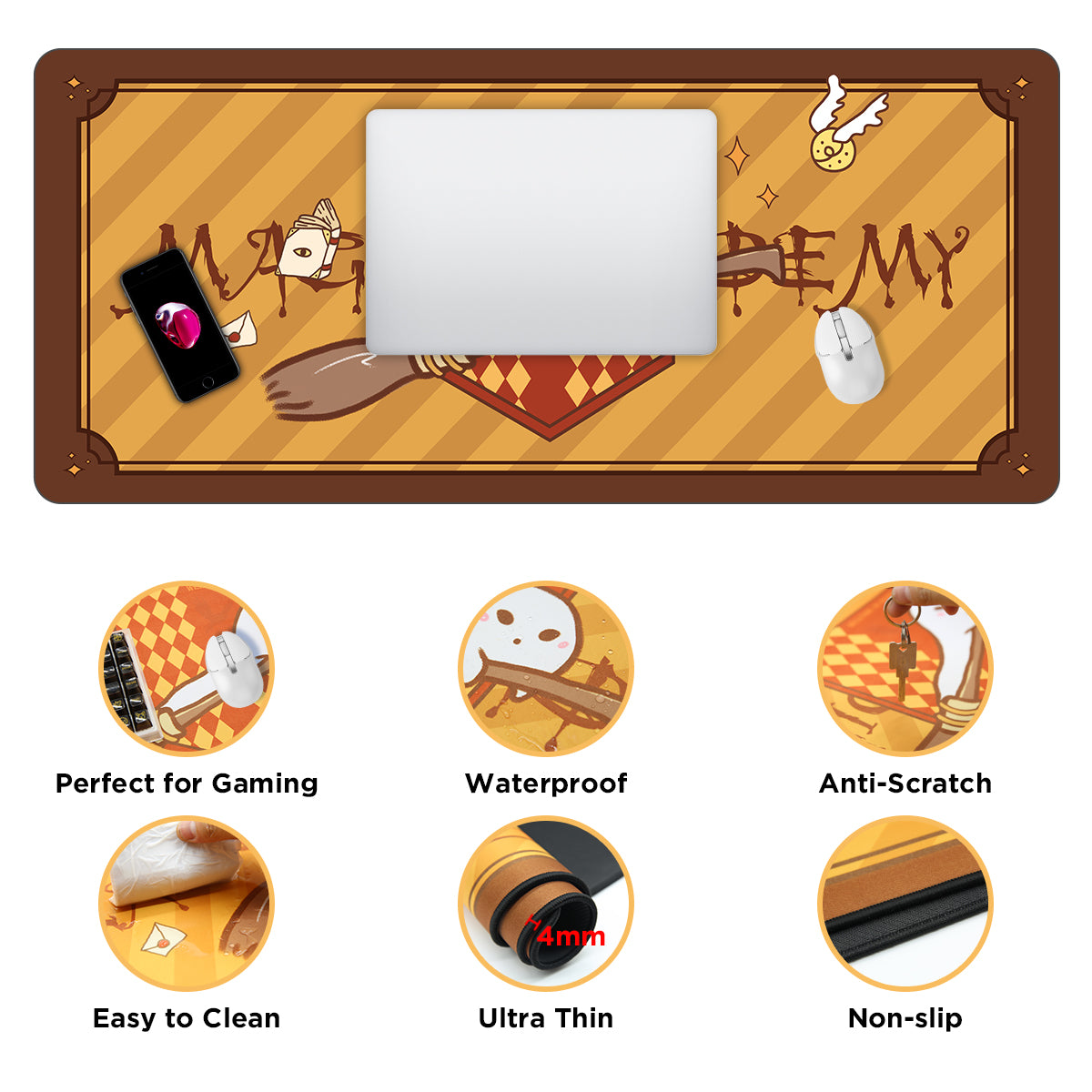 YUNZII Keynovo Mouse Mat Desk Pad- Magic