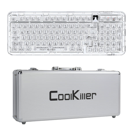 YUNZII Coolkiller CK98 Wireless Hot Swappable OLED Mechanical Keyboard-Math