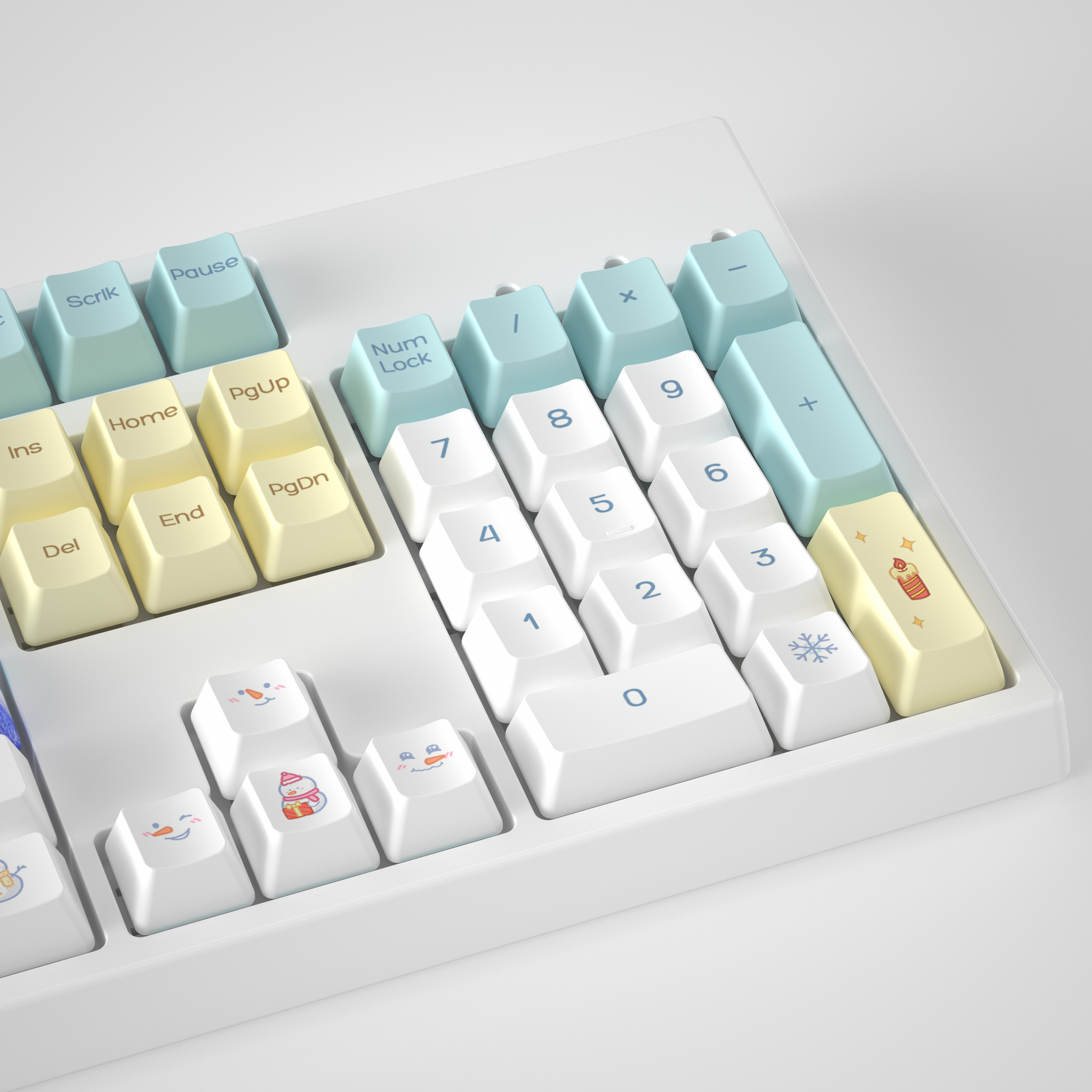YUNZII Keycap Set - Snow