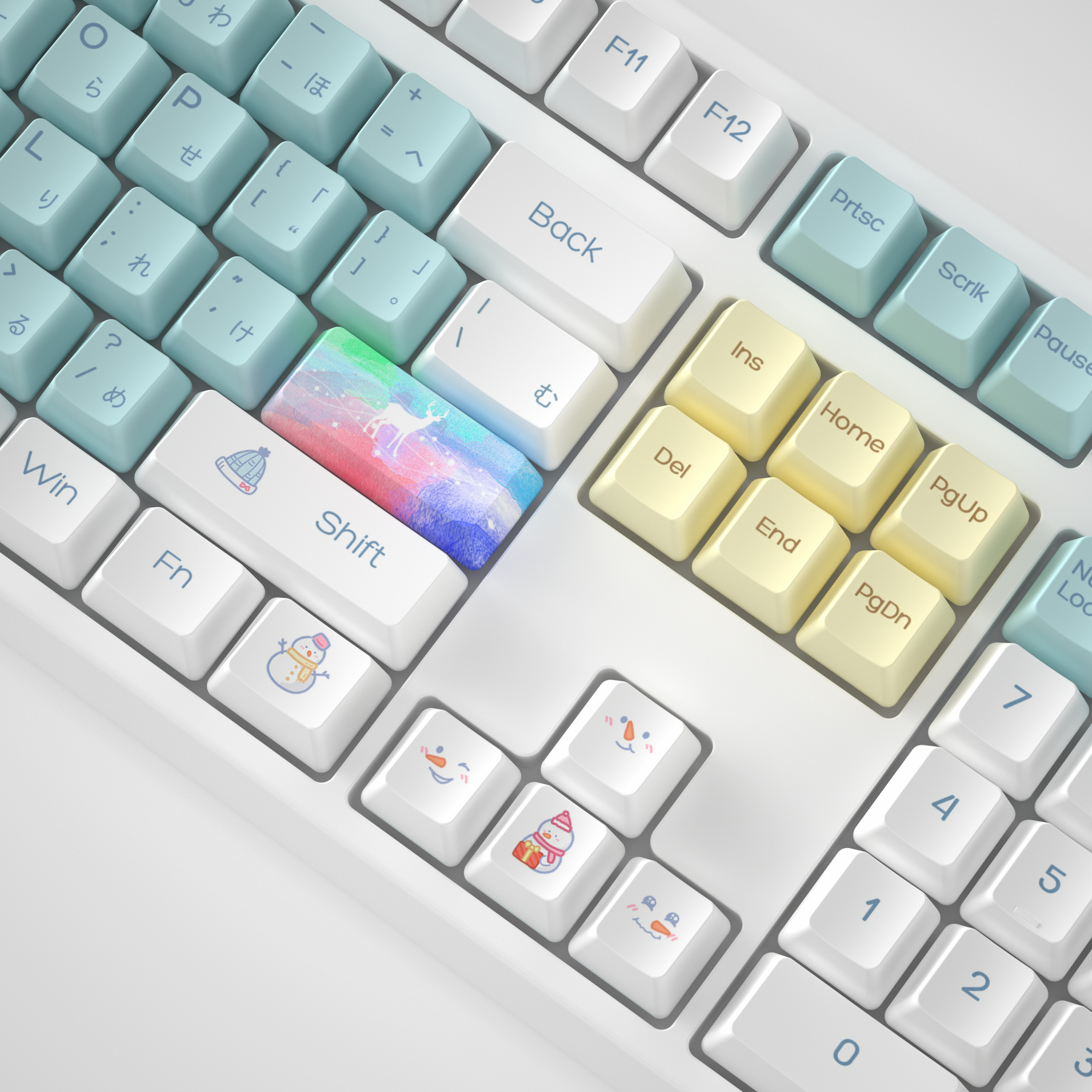 YUNZII Keycap Set - Snow
