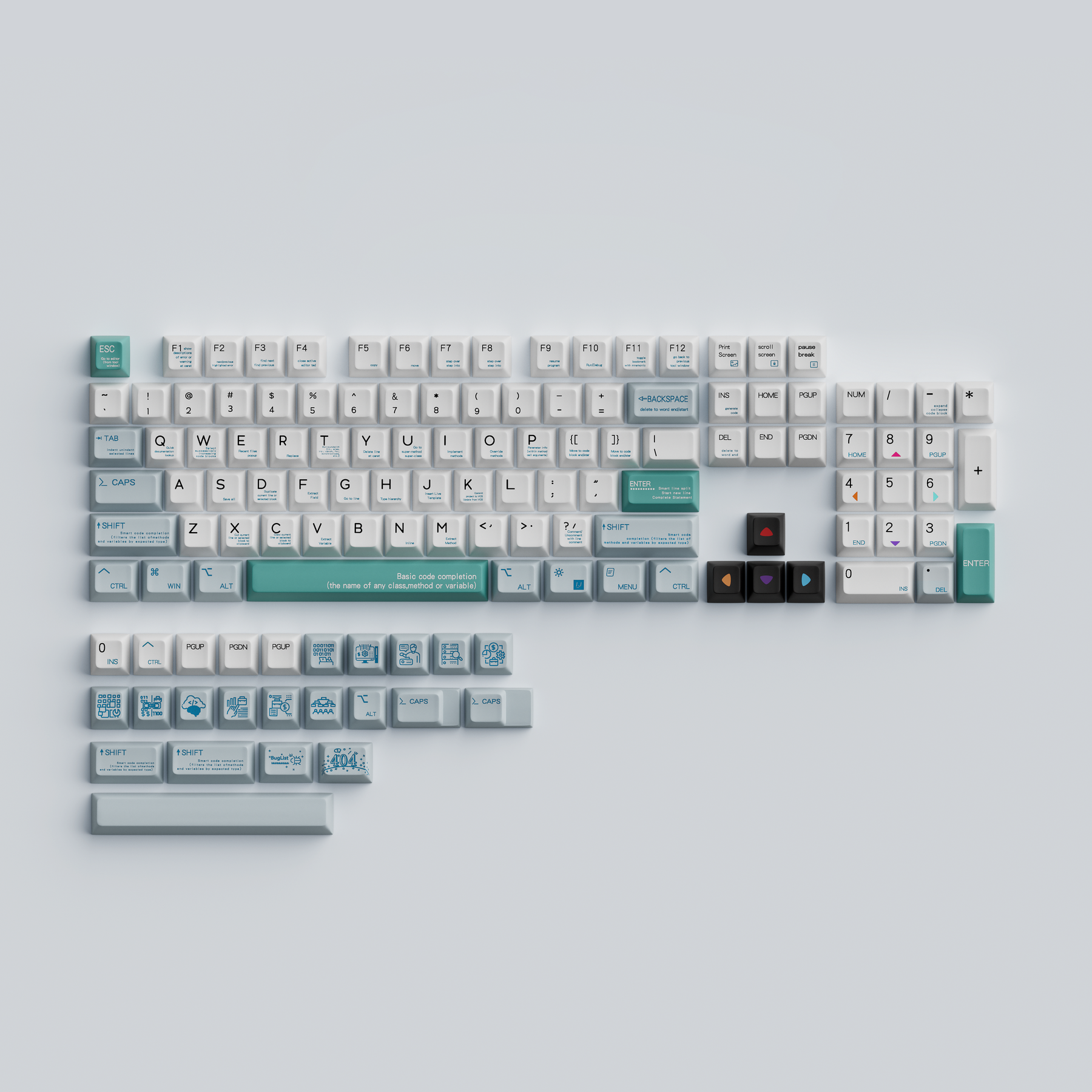 YUNZII 996 Workaholic Keycap Set