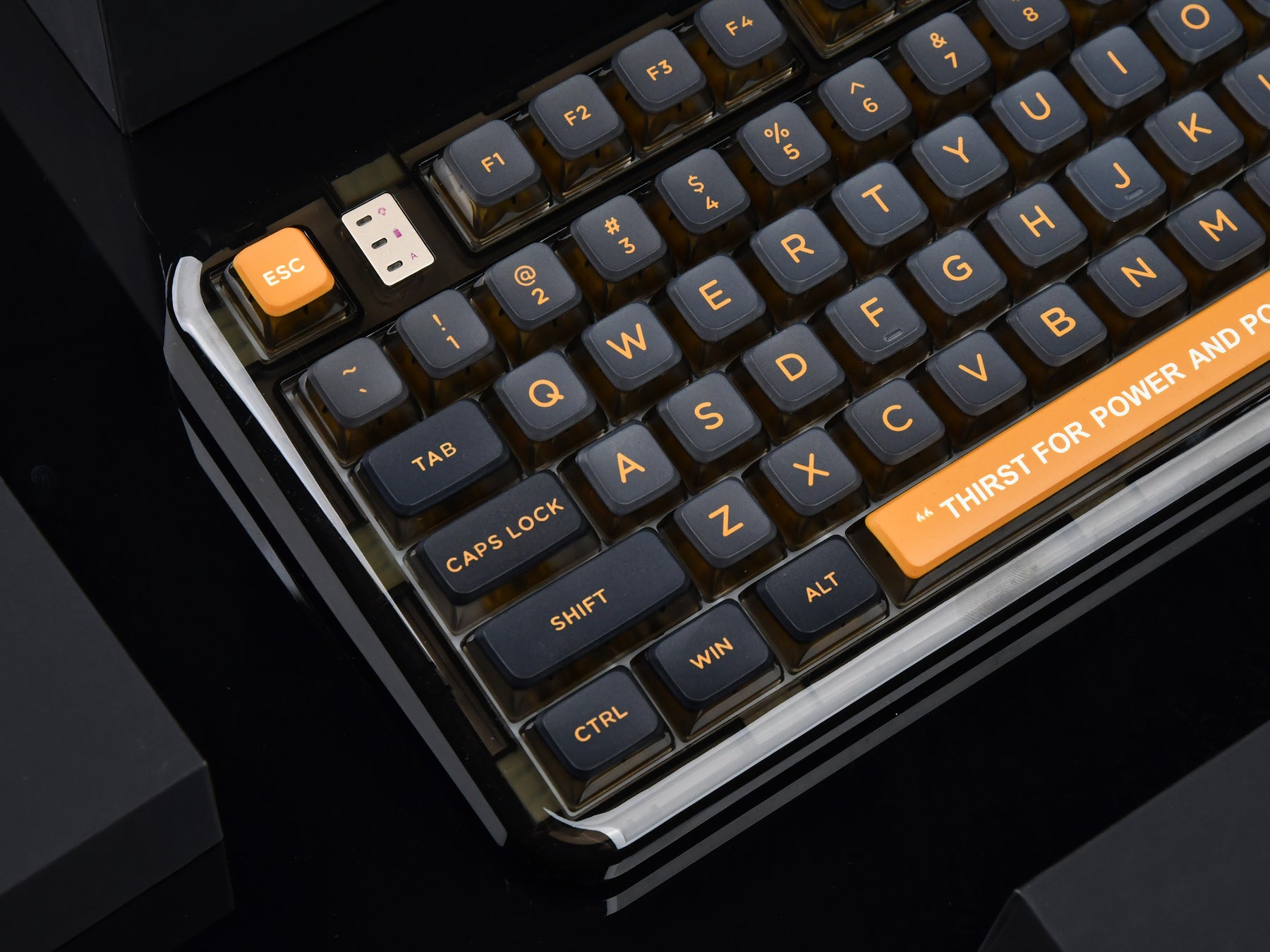 YUNZII x CoolKiller CK75 Wireless Transparent Gasket Mechanical Keyboard-Black Knight
