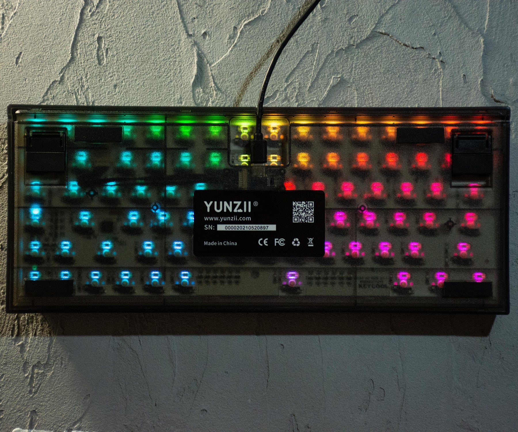 YUNZII KC84 Pro Hot Swappable Mechanical Keyboard -Shimmer