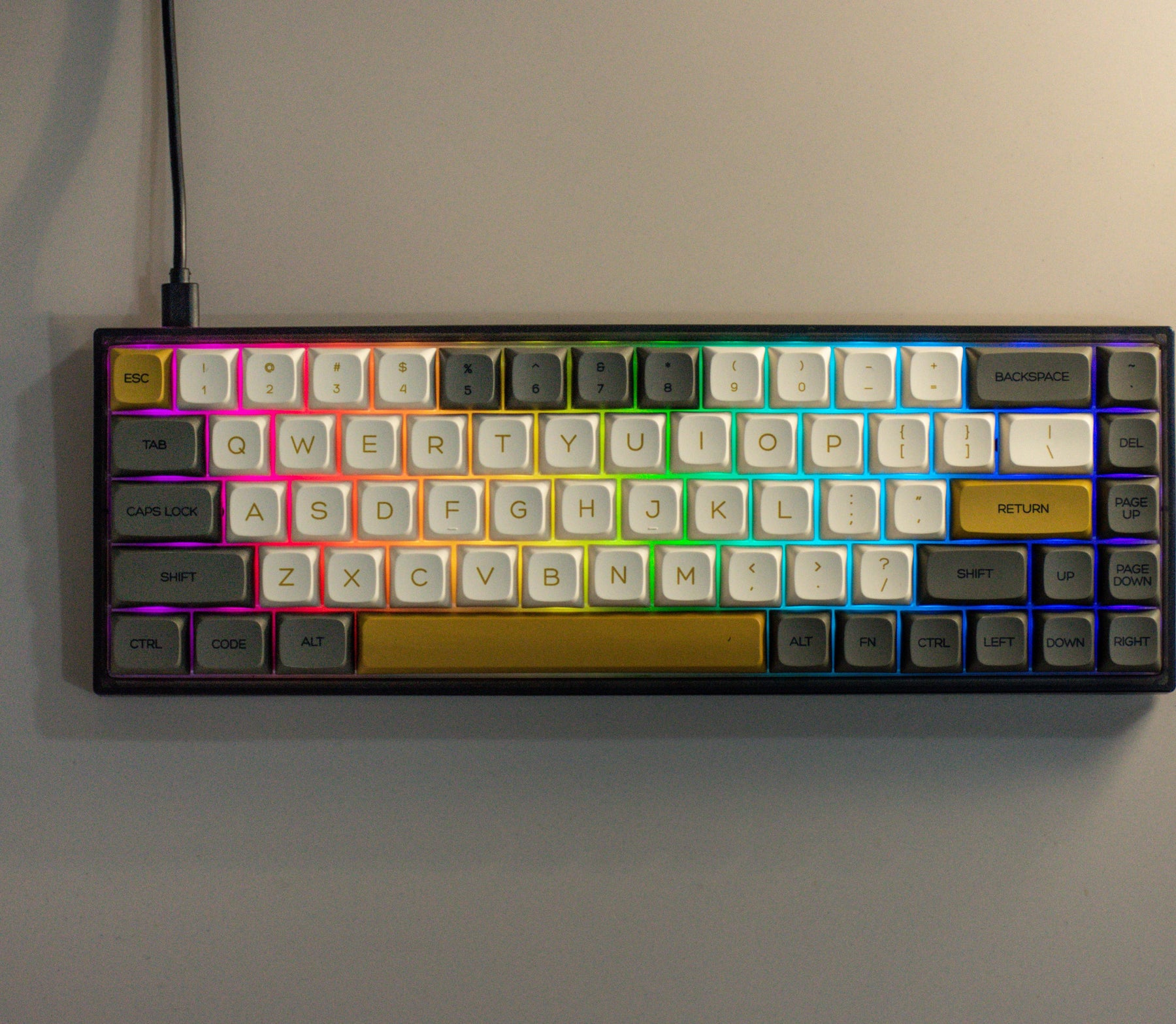 YUNZII KC68 Shimmer Hot Swappable Mechanical Keyboard