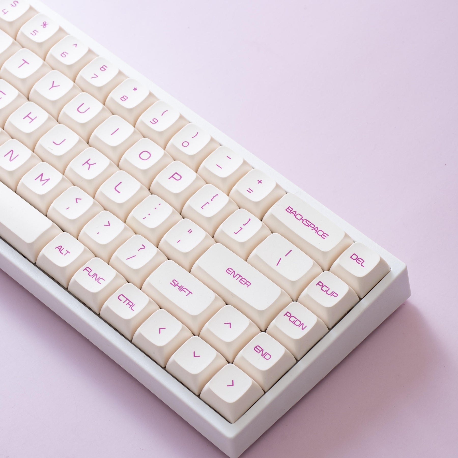 YUNZII KC68 Lavender Hot Swappable Mechanical Keyboard