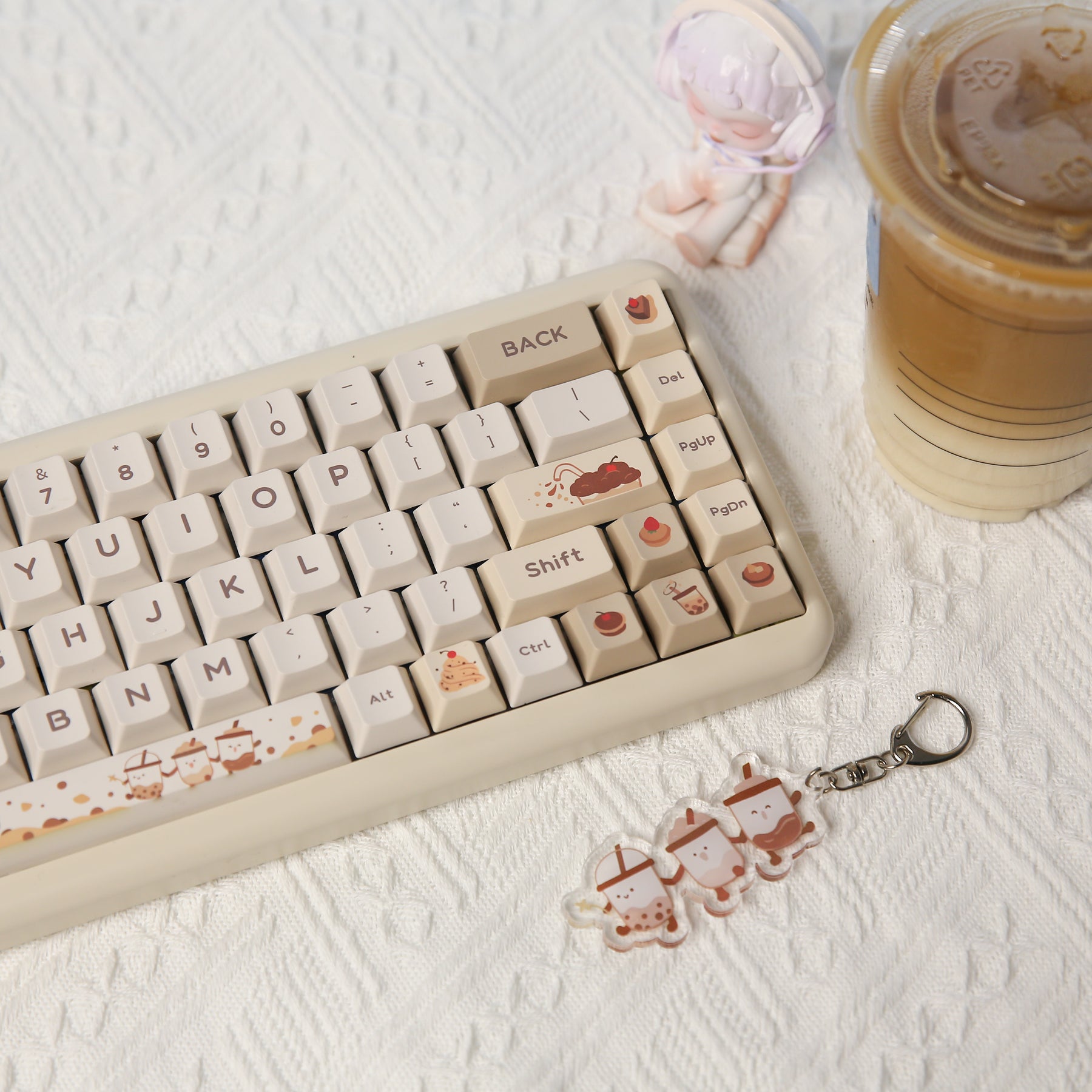 YUNZII Custom Boba Acrylic Key Chain
