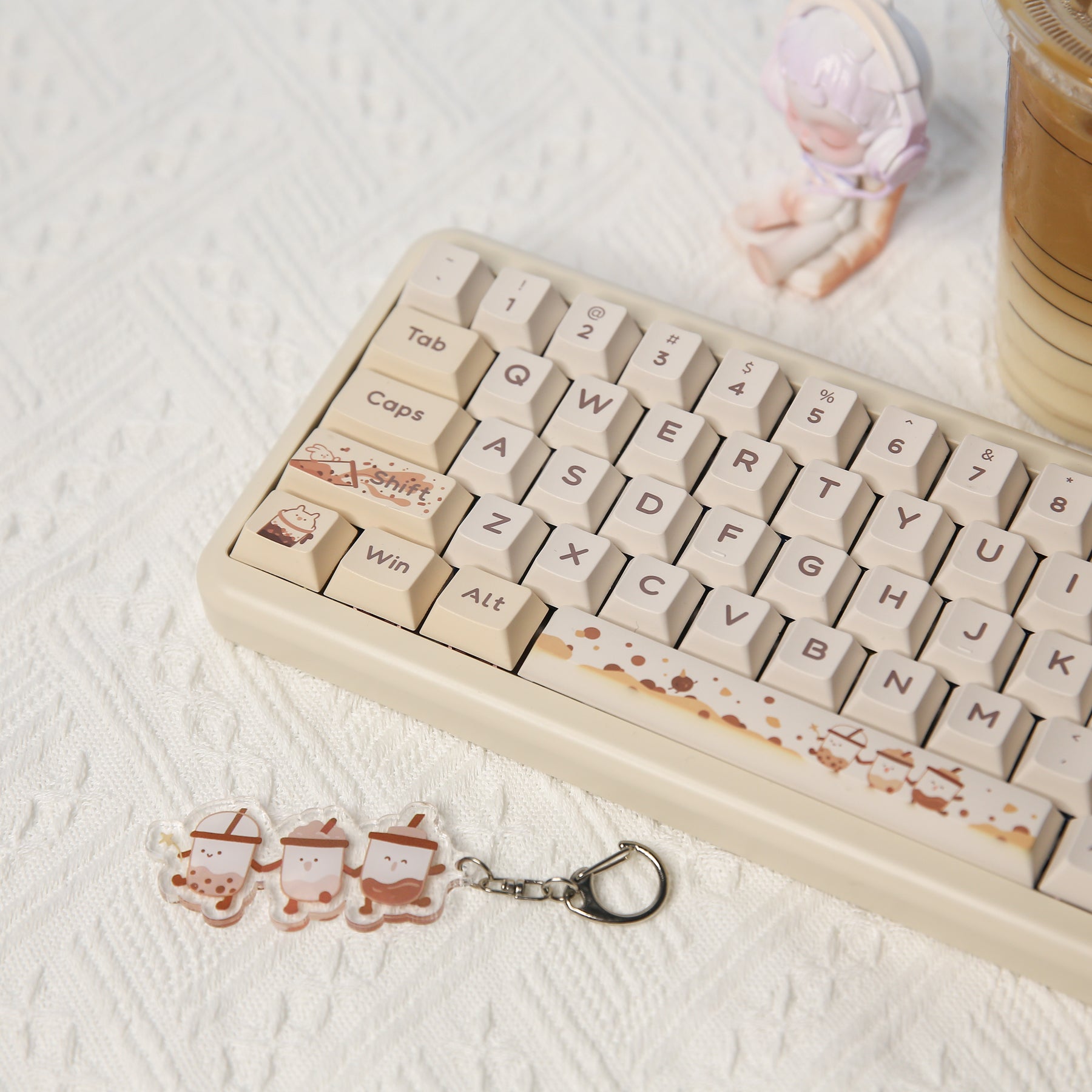 YUNZII Custom Boba Acrylic Key Chain