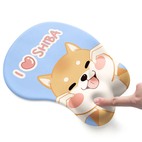 YUNZII Animal Mouse Pad & Keyboard Wrist Rest