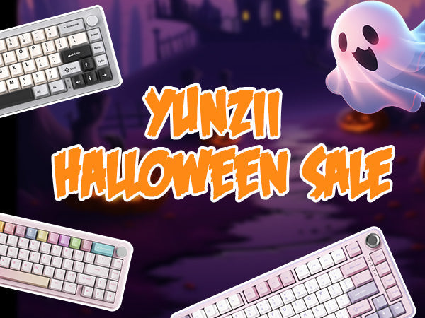 YUNZII Halloween Sale – Hauntingly Good Deals on Keyboards!