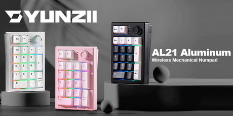 YUNZII AL21 Wireless Aluminum Mechanical Numpad Keyboard Now Live!