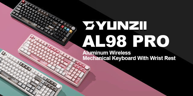 YUNZII AL98 PRO Dual-8K Wireless Aluminum Mechanical Keyboard Is Now Live!