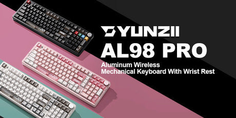 YUNZII AL98 PRO Dual-8K Wireless Aluminum Mechanical Keyboard Is Now Live!