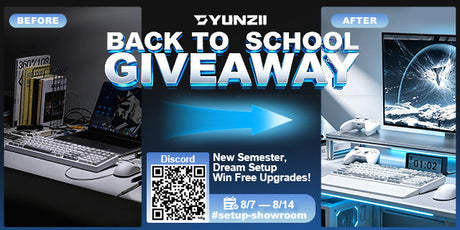 YUNZII Back-To-School Setup Showroom Giveaway: Win Your Dream Desk Upgrade