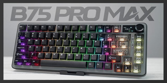 YUNZII B75 PRO MAX メカニカルキーボード Amazon | YUNZII B75 PRO 75% ガスケットゲーミングキーボード 無線