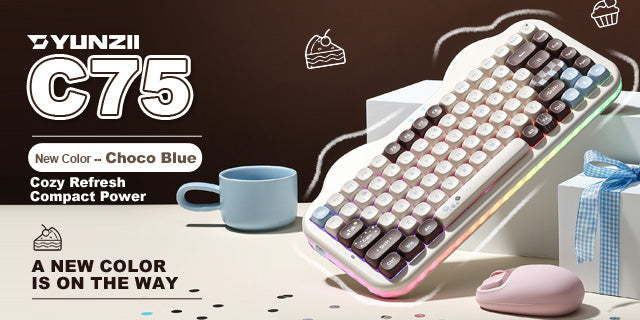 YUNZII C75 All-New Choco Colorway Now Live! – YUNZII KEYBOARD