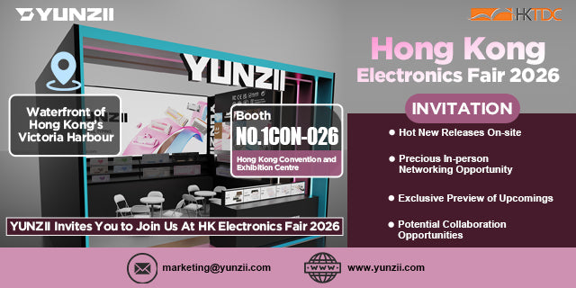 YUNZII x Hong Kong Electronics Fair 2026 Invitation