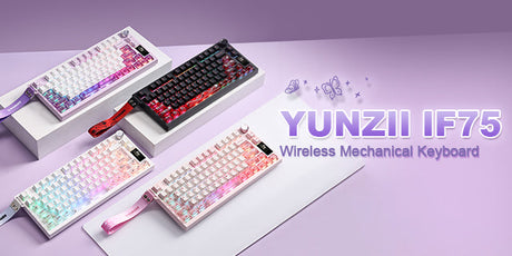 yunzii if75 keyboard in four colors