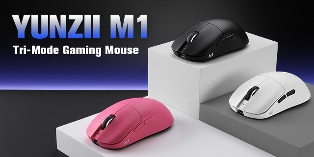 YUNZII M1 Lightweight Tri-Mode Wireless Custom Mouse is Live!
