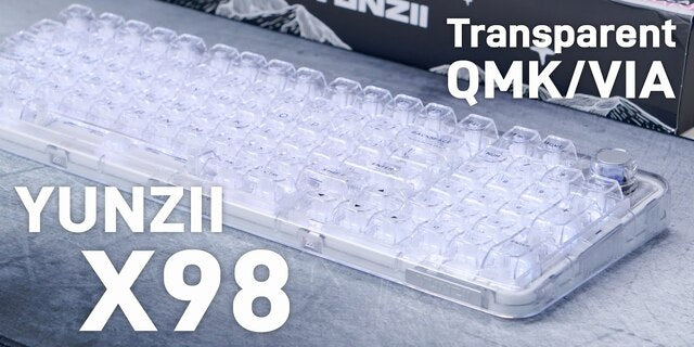 YUNZII Keyboard Video Review on X98 QMK/VIA Keyboard – YUNZII KEYBOARD