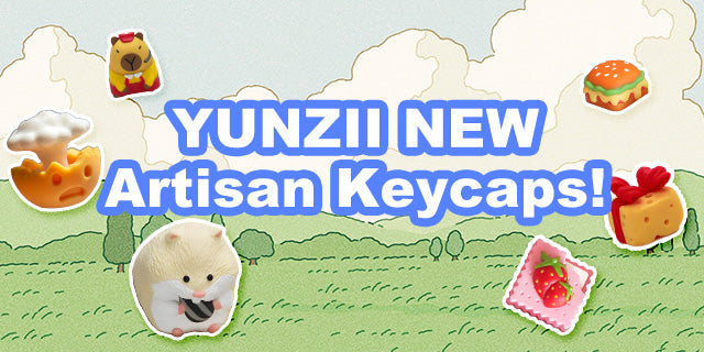 YUNZII NEW Artisan Keycaps!
