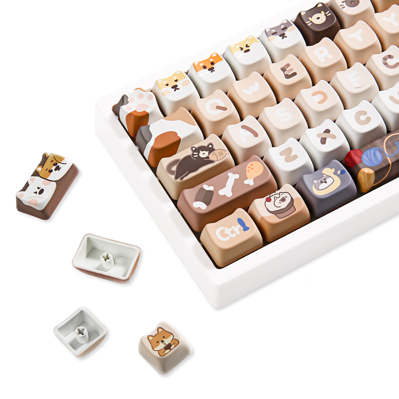 pbt keycap set dye sub keycaps cherry profile custom keyboard
