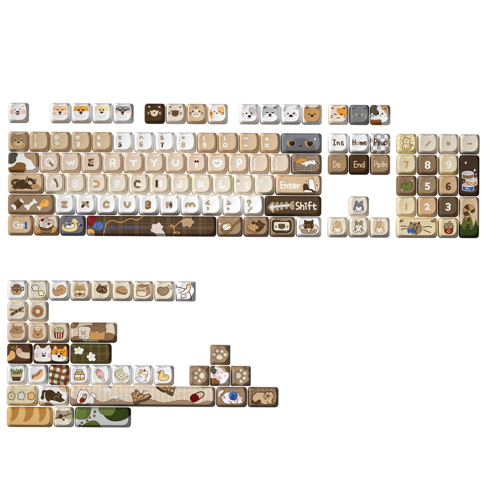 pbt keycap set dye sub keycaps cherry profile custom keyboard