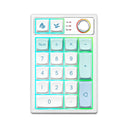 YUNZII YZ19 Gasket Wireless Mechanical Knob Numeric Keypad Num Pad
