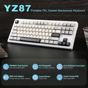 YUNZII YZ87 Mechanical Gaming Keyboard