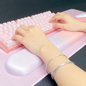 YUNZII Gradient Macaron Keyboard Wrist Rest