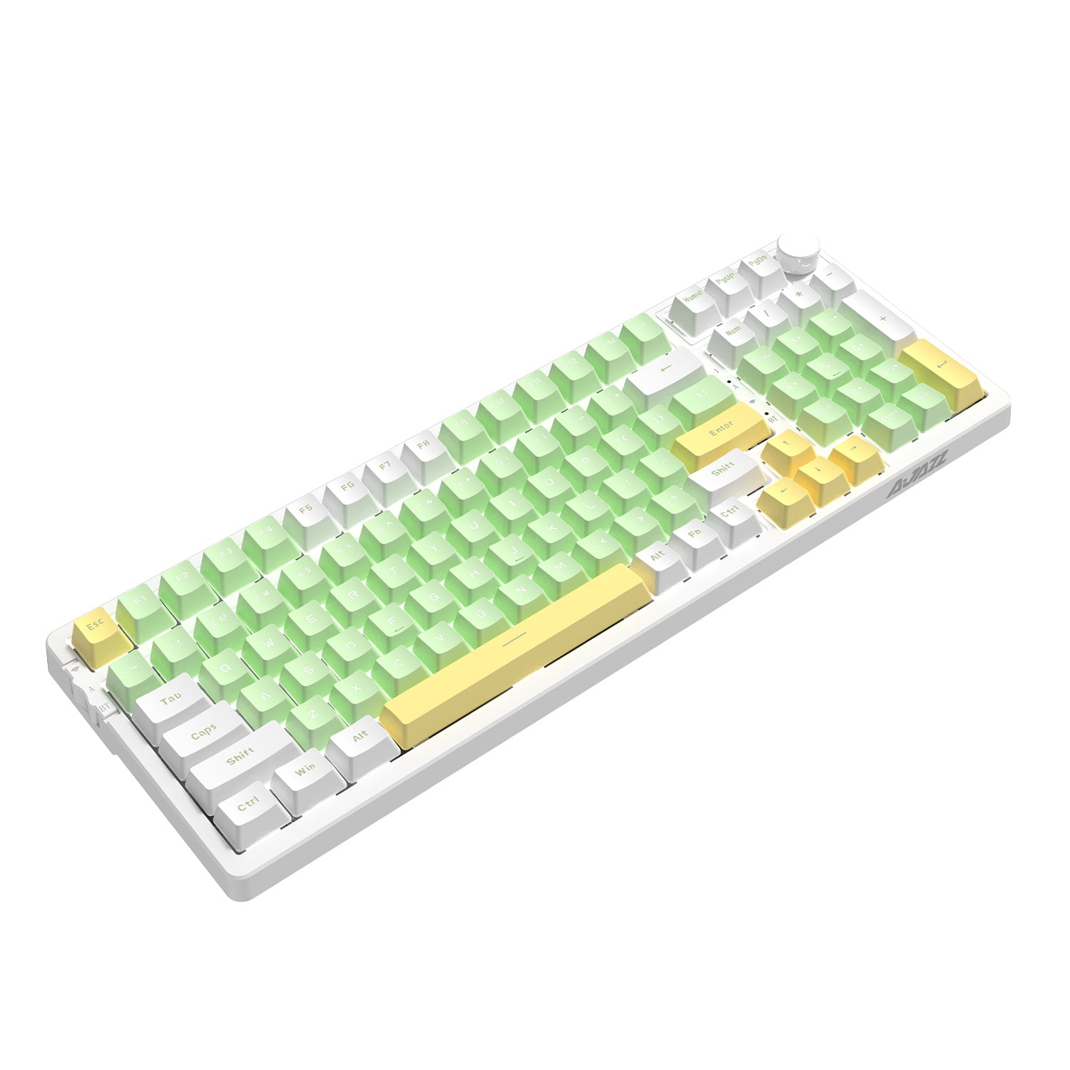 YUNZII Ajazz AK992 Hot-Swappable Gasket Mounted Mechanical Keyboard keyboard image