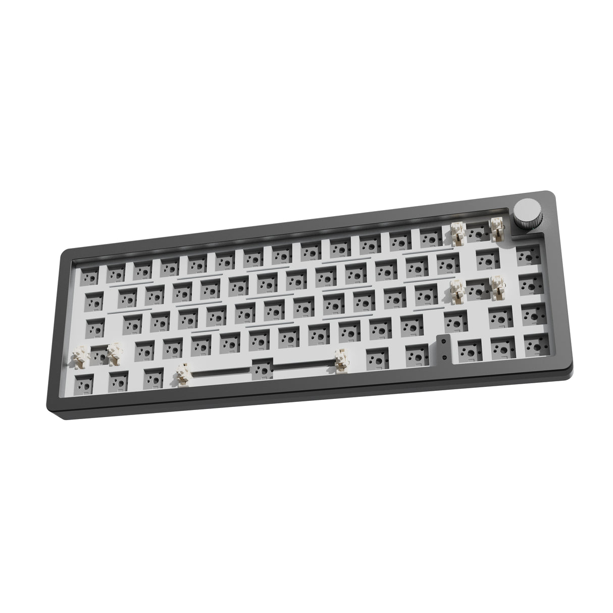 YUNZII AL66 Knob CNC Aluminum Wireless Mechanical Keyboard