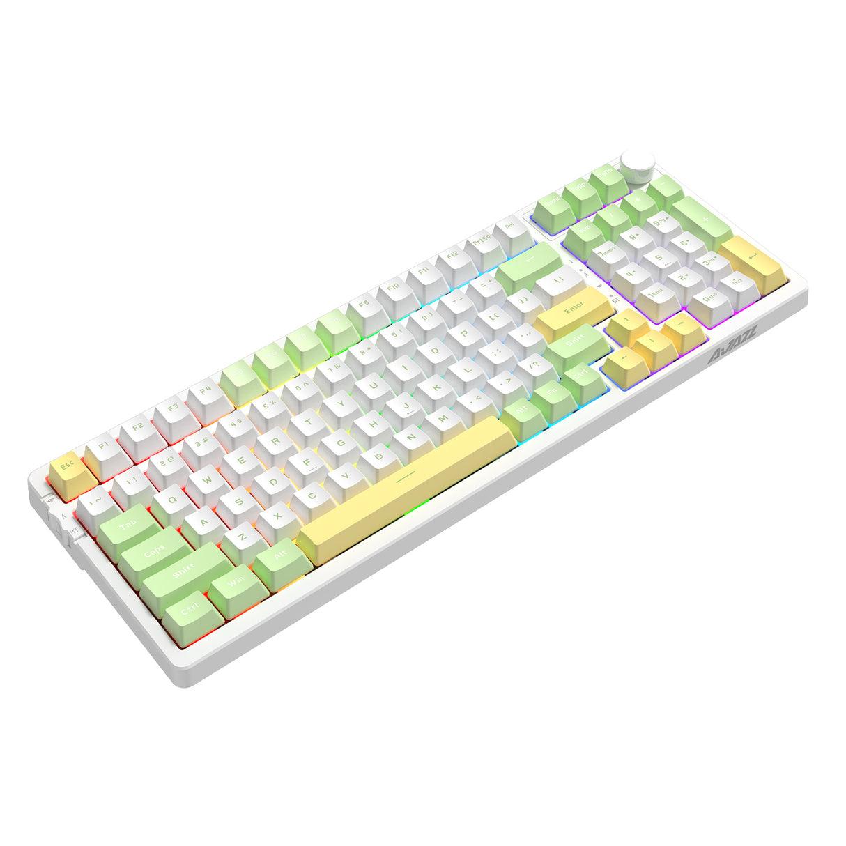 YUNZII Ajazz AK992 Hot-Swappable Gasket Mounted Mechanical Keyboard