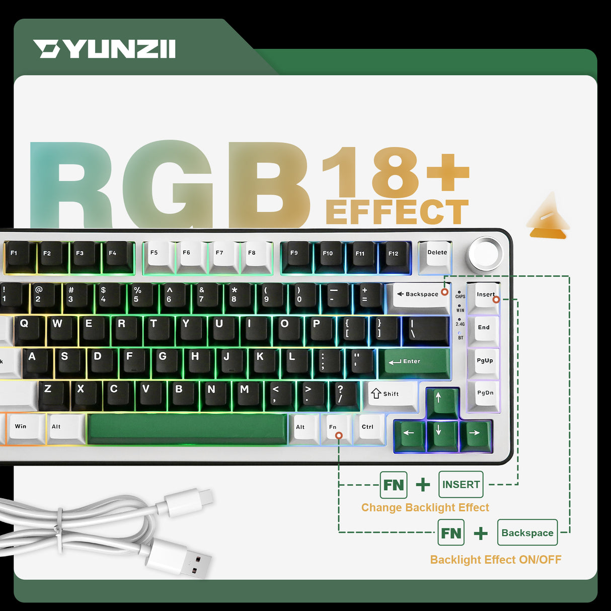 YUNZII B75 Pro Mechanical Keyboard YUNZII KEYBOARD yunzii-b75-pro-mechanical-keyboard-yunzii-keyboard