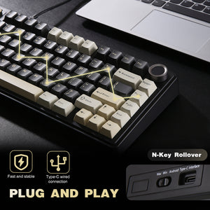 YUNZII B75 Wired Gasket Mechanical Keyboard