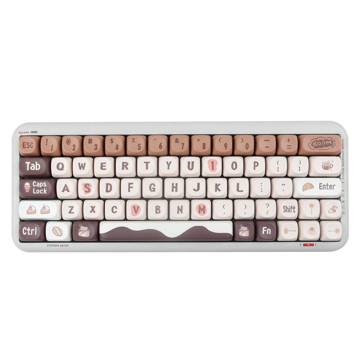 YUNZII Chocolate Keycap Set