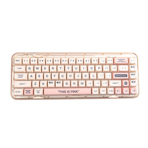 YUNZII Plastic Pink Keycap Set