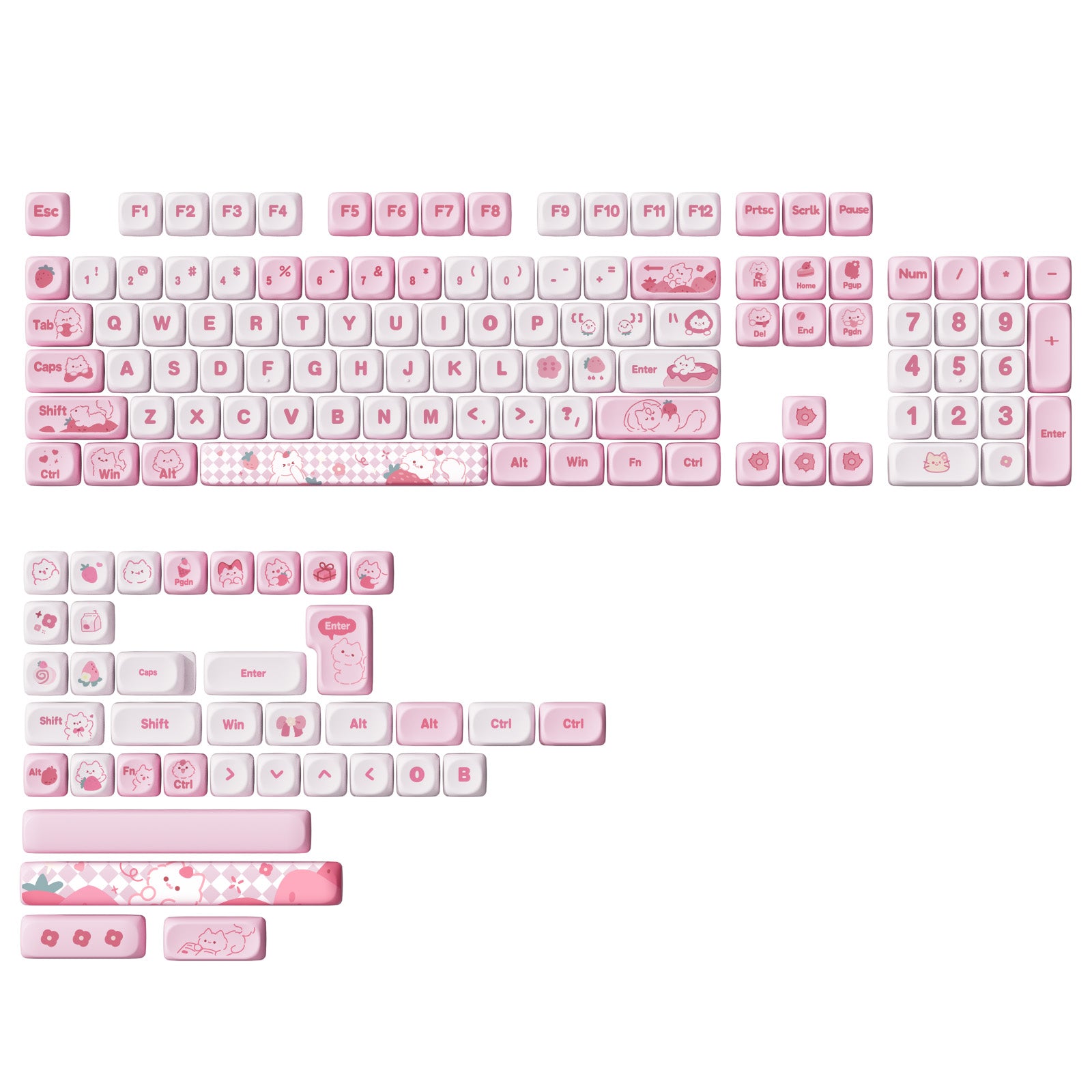 YUNZII Meow Meow MOA Profile Keycap Set – YUNZII KEYBOARD