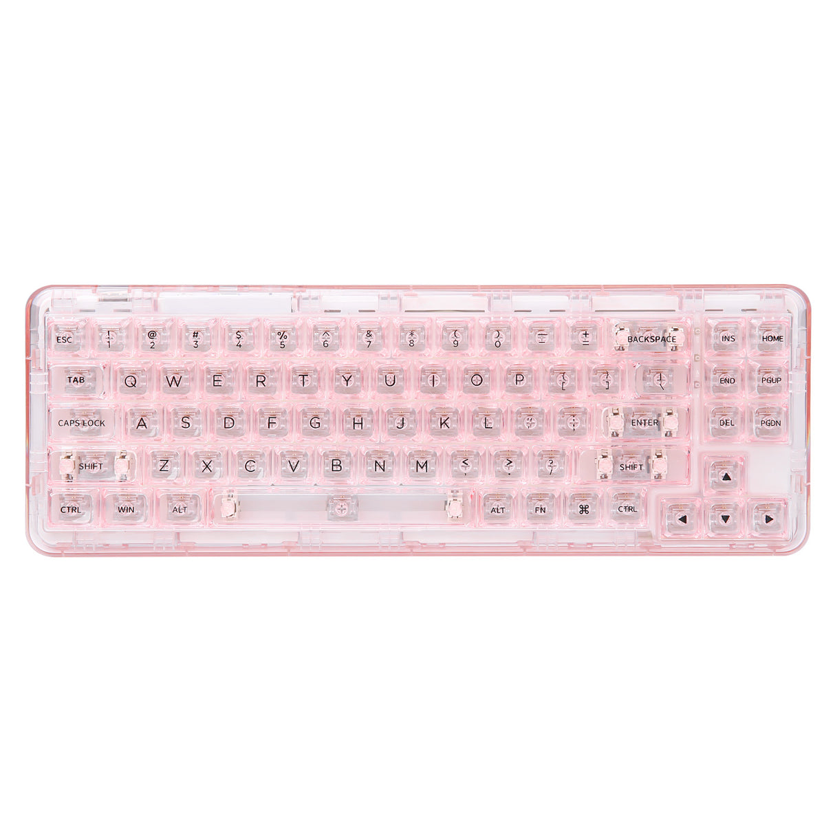 YUNZII X71 Transparent Wireless Gasket Mechanical Keyboard