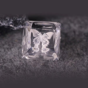 Crystal Butterfly Artisan Keycap