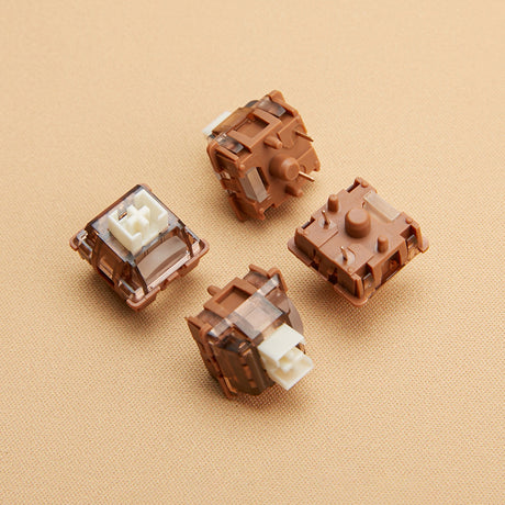 YUNZII Cocoa Cream 5-Pin Early Bottoming Mechanical Keyboard Linear Switch