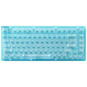 YUNZII X75 PRO 82 Key Wireless Hot Swappable Gasket Transparent Mechanical Keyboard