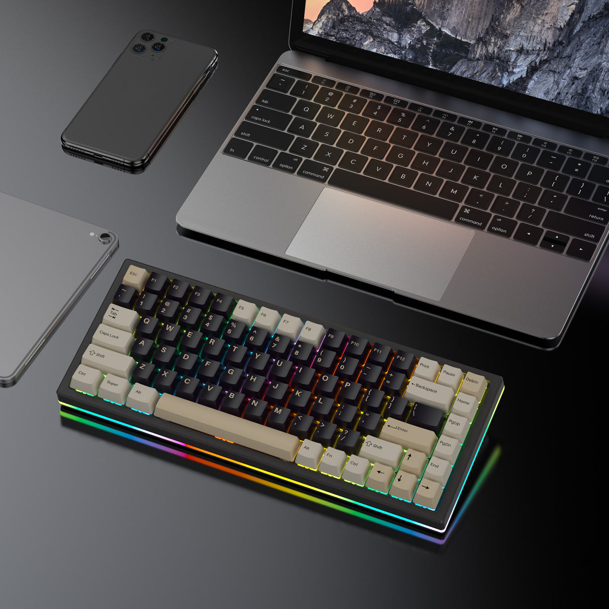 YUNZII YZ84 Pro Gasket Wireless Mechanical Keyboard