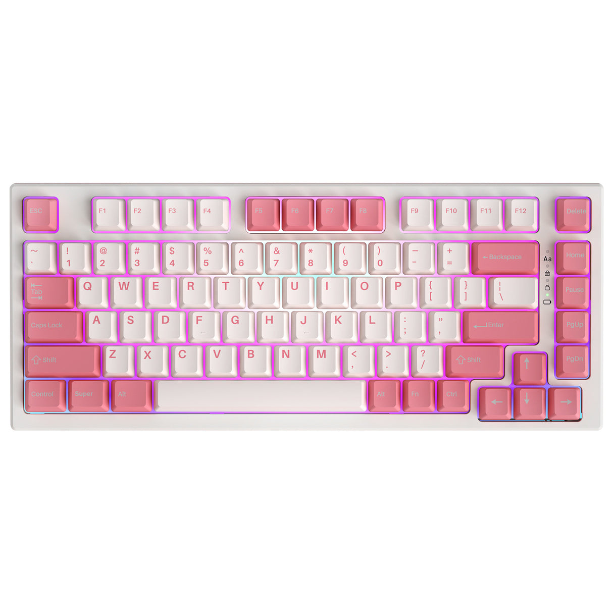 YUNZII YZ75 Pro Pink Wireless Mechanical Keyboard