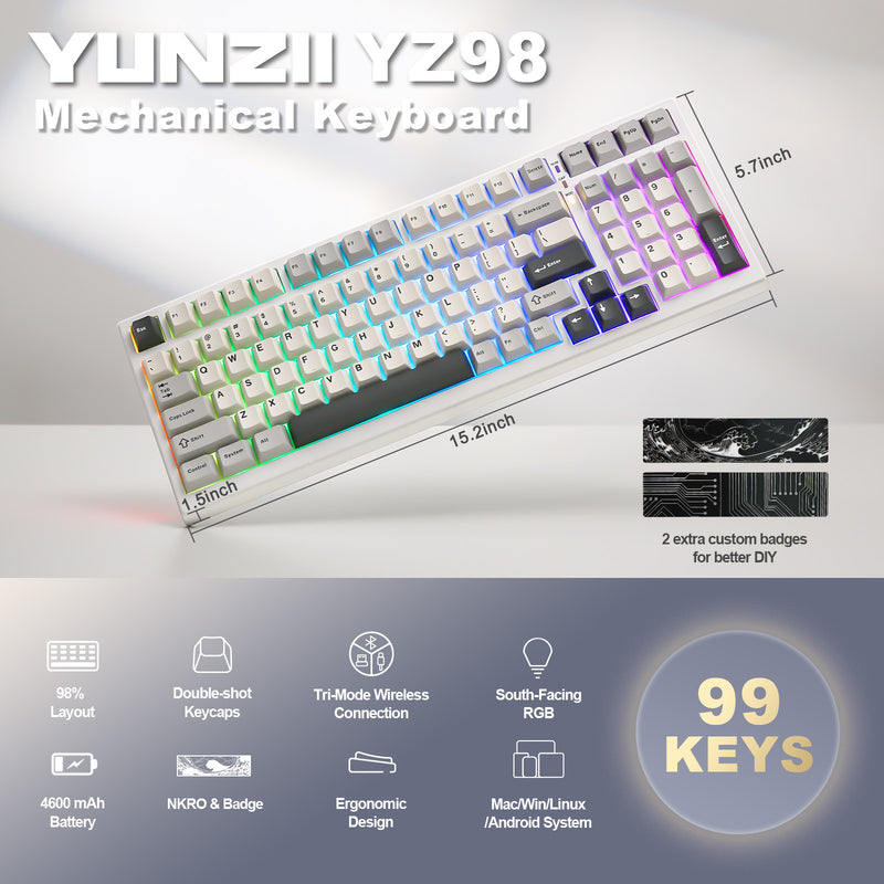 Z98 – YUNZII KEYBOARD